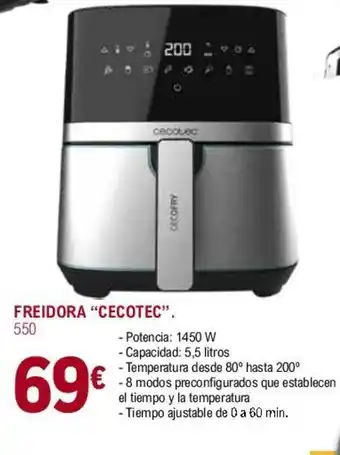 E.Leclerc Freidora Cecotec oferta