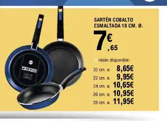 E.Leclerc Sartén Cobalto Esmaltada 18cm oferta