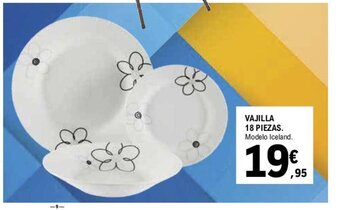 E.Leclerc Vajilla 18 Piezas oferta