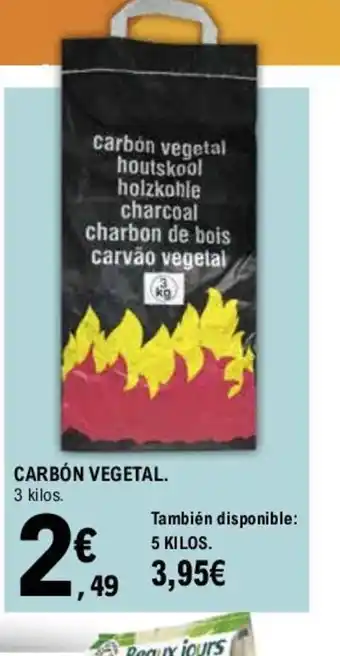 E.Leclerc Carbón Vegetal oferta