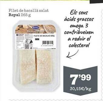 Sorli Filet de bacallà salat royal oferta