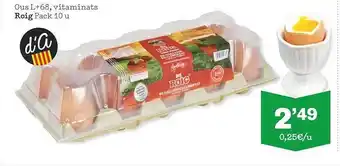 Sorli Ous l+68 vitaminats roig oferta