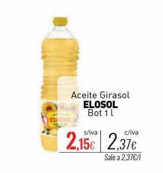 Cuevas Cash Aceite girasol elosol oferta