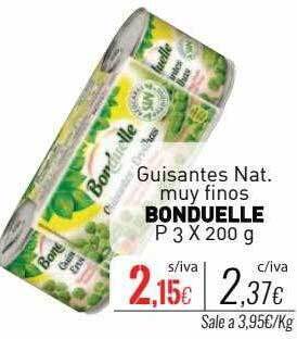 Cuevas Cash Guisantes nat muy finos bonduelle oferta