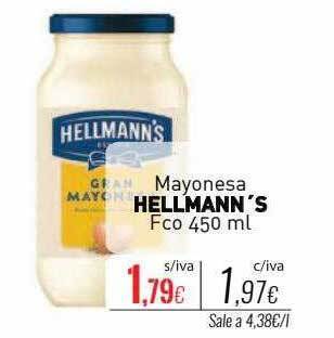 Cuevas Cash Mayonesa hellmann's oferta