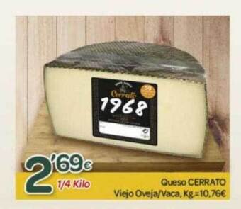 Alsara Supermercados Queso cerrato viejo oveja vaca oferta