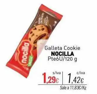 Cuevas Cash Galleta cookie nocilla oferta