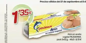 Alsara Supermercados Atán en aceite vegetal pezdemar oferta