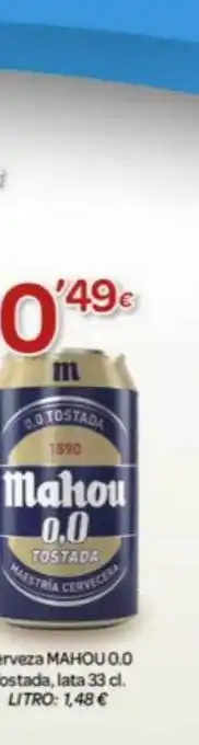Alsara Supermercados Cerveza mahou 0.0 tostada oferta
