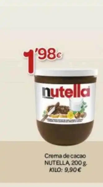 Alsara Supermercados Crema de cacao nutella oferta