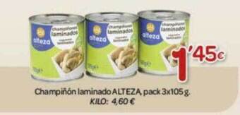 Alsara Supermercados Champiñón laminado alteza oferta