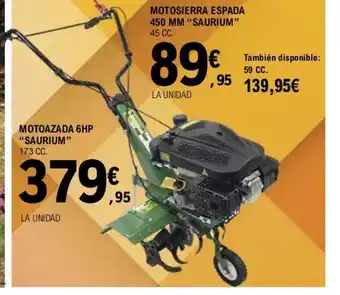 E.Leclerc Motoazada 6HP "Saurium" oferta