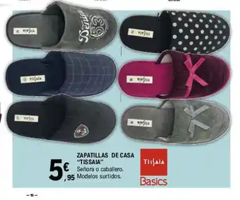 E.Leclerc Zapatillas De Casa "Tissaia" oferta