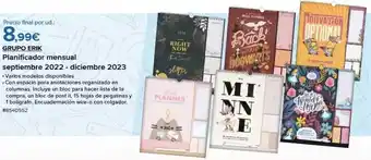 Costco Grupo erik panificador mensual septiembre 2022 - diciembre 2023 oferta