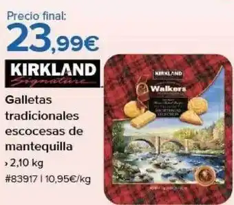 Costco Kirkland galletas tradicionales escocesas de mantequilla oferta