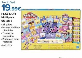 Costco Play doh multipack 65 latas oferta