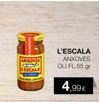 Plusfresc L'escala anxoves oli fl. oferta