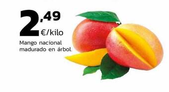 Supermercados Lupa Mango nacional madurado en arbol oferta