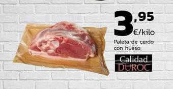 Supermercados Lupa Paleta de cerdo con hueso oferta