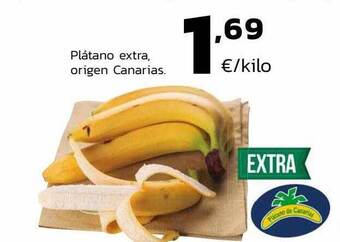 Supermercados Lupa Plátano extra origen canarias oferta