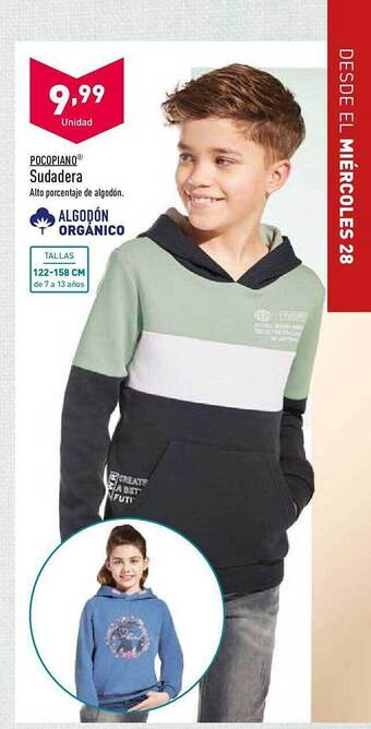 ALDI Pocopiano sudadera oferta