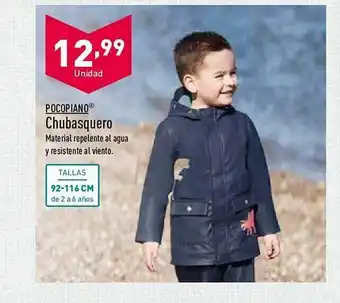 ALDI Pocopiano chubasquero 92-116cm oferta