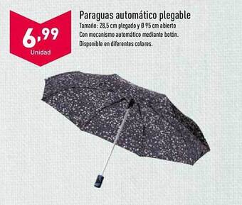 ALDI Paraguas automático plegable oferta