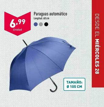 ALDI Paraguas automático oferta