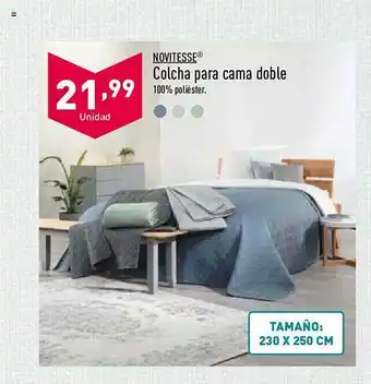 ALDI Novitesse colcha para cama doble oferta