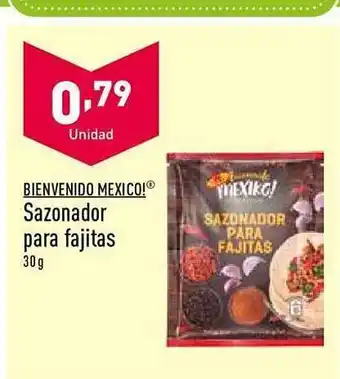 ALDI Bienvenido mexico! sazonador para fajitas oferta