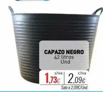 Cuevas Cash Capazo negro 42 litros oferta