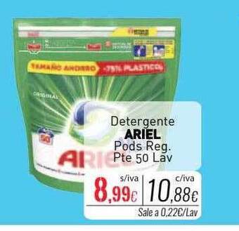 Cuevas Cash Detergente ariel oferta