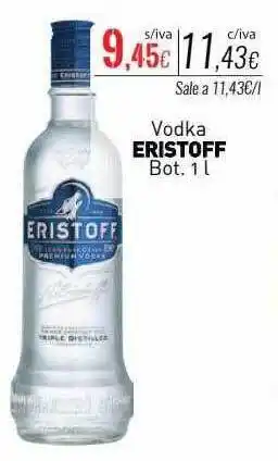 Cuevas Cash Vodka eristoff oferta
