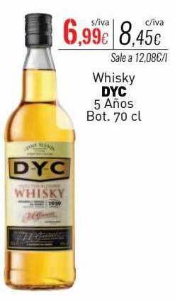 Cuevas Cash Whisky dyc 5 años oferta
