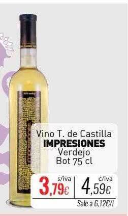 Cuevas Cash Vino t de castilla impresiones verdejo oferta