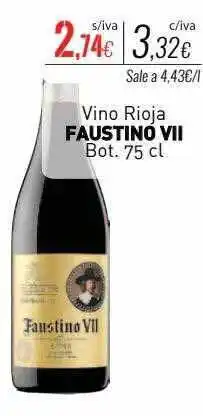Cuevas Cash Vino rioja faustino vii oferta