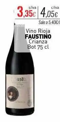 Cuevas Cash Vino rioja faustino crianza oferta