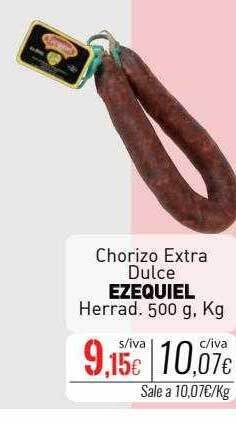Cuevas Cash Chorizo extra dulce ezequiel herrad oferta