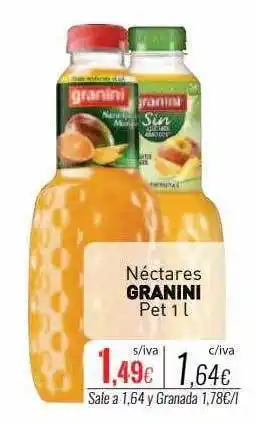 Cuevas Cash Néctares granini oferta