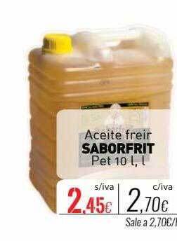 Cuevas Cash Aceite freir saborfrit oferta