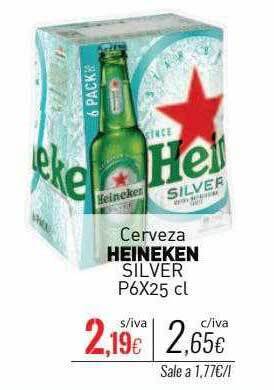 Cuevas Cash Cerveza heineken silver oferta