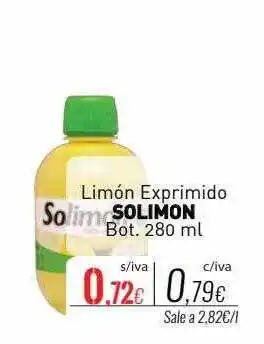 Cuevas Cash Limón exprimido solimon oferta