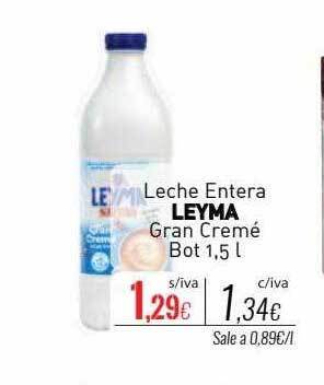 Cuevas Cash Leche entera leyma gran cremé oferta