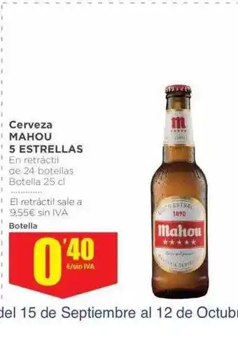 Makro Cerveza mahou 5 estrellas oferta