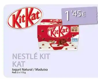 Plusfresc Nestlé kit kat iogurte natural maduixa oferta