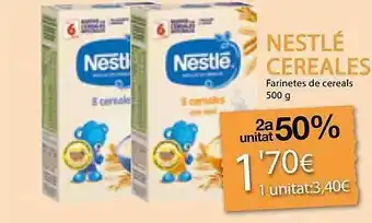 Plusfresc 2a unitat 50% nestlé cereales farinetes de cereals oferta