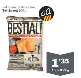 Sorli Cotnes de blat bestial tot snack oferta