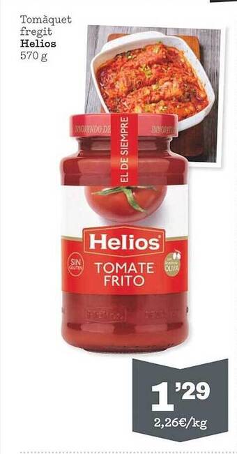 Sorli Tomàquet fregit helios oferta