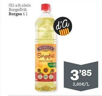 Sorli Oli alt oleic borgefrit borges oferta