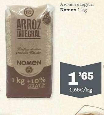 Sorli Arròs integral nomen oferta